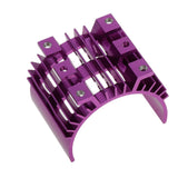 RC Car Metal Motor Radiator Cooling Heat Sink for 1/14 WLTOYS 144001 purple