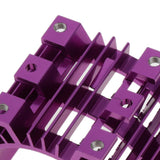 RC Car Metal Motor Radiator Cooling Heat Sink for 1/14 WLTOYS 144001 purple