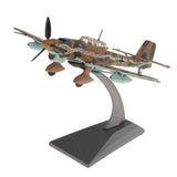2pcs 1/72 Dassault Rafale Plane Fighter Alloy & JU87   Diecast Aircraft
