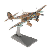 2pcs 1/72 Dassault Rafale Plane Fighter Alloy & JU87   Diecast Aircraft