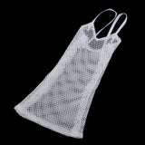 8x1/6 Mesh Strap Dress Women Clothes for 12'' Action Figure Accessories White