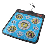 Maxbell Maxbell Light Up Dance Mat Arcade Style Dance Games Built in Music Tracks Blue