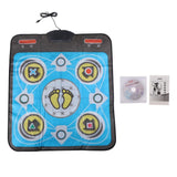 Maxbell Maxbell Light Up Dance Mat Arcade Style Dance Games Built in Music Tracks Blue