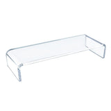 Home Clear Monitor Stand Shelf PC LCD Computer Screen Riser Tray Holder 2pcs