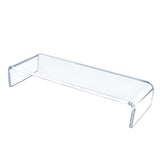 Home Clear Monitor Stand Shelf PC LCD Computer Screen Riser Tray Holder 2pcs