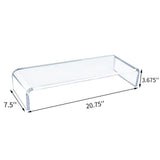Home Clear Monitor Stand Shelf PC LCD Computer Screen Riser Tray Holder 2pcs