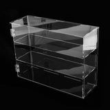 3xTransparent Acrylic Display Case Models Toys Desk Dustproof Box Container