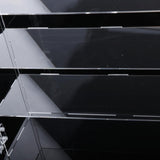 3xTransparent Acrylic Display Case Models Toys Desk Dustproof Box Container