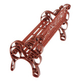 Maxbell 2xModel Train 1:6 Scale Park Street Seat Bench Chair Settee Brown