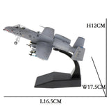 2x 1/72 Dassault Rafale Plane Fighter & 1/100 A-10 Attack Diecast Aircraft