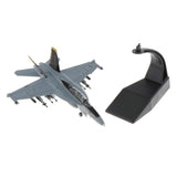3pcs 1:100 F/A-18 Strike Helicopter Diecast Army Model & Dispaly Stand Decor