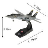 2x 1/72 Dassault Rafale Plane Fighter & 1/100 F-14 Tomcat Diecast Aircraft