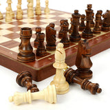 45x45cm Standard Game Classic Wooden Chess Set Foldable Board Gift