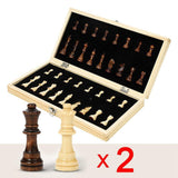 45x45cm Standard Game Classic Wooden Chess Set Foldable Board Gift
