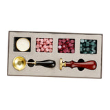 Wax Seal Stamp Kit Wax Beads Sealing Stamp for Envelopes Tree