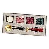 Wax Seal Stamp Kit Wax Beads Sealing Stamp for Envelopes Tree