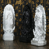 Virgin Mary Statue Religious Home Decor Sculpture Catholic Figure Black