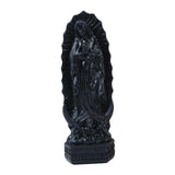 Virgin Mary Statue Religious Home Decor Sculpture Catholic Figure Black