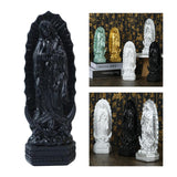 Virgin Mary Statue Religious Home Decor Sculpture Catholic Figure Black