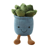 Maxbell 8 PCS Cute Lifelike Plush Green Potted Plants Plant Stuffed Toy Decors