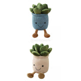 Maxbell 8 PCS Cute Lifelike Plush Green Potted Plants Plant Stuffed Toy Decors
