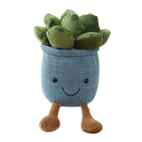 Maxbell 8 PCS Cute Lifelike Plush Green Potted Plants Plant Stuffed Toy Decors