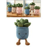 Maxbell 8 PCS Cute Lifelike Plush Green Potted Plants Plant Stuffed Toy Decors
