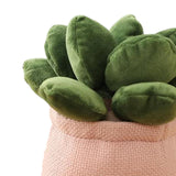 Maxbell 8pcs Lifelike Plush Green Potted Plants Plant Stuffed Toy Decor 25cm