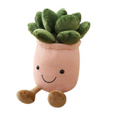 Maxbell 8pcs Lifelike Plush Green Potted Plants Plant Stuffed Toy Decor 25cm