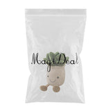 Maxbell 8pcs Lifelike Plush Green Potted Plants Plant Stuffed Toy Decor 25cm