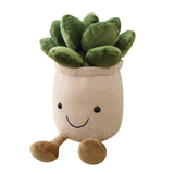 Maxbell 8pcs Lifelike Plush Green Potted Plants Plant Stuffed Toy Decor 25cm