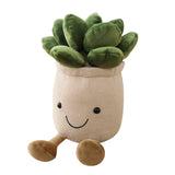 Maxbell 8pcs Lifelike Plush Green Potted Plants Plant Stuffed Toy Decor 25cm