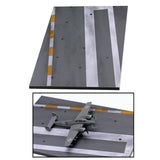 Maxbell 2pcs 1/72 Scale Fighter Airport Runway Platform Wooden Simulation Display