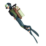 Maxbell 6pcs Miniature Diver Figure Ocean Model Decor Fish Tank Accessories