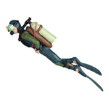 Maxbell 6pcs Miniature Diver Figure Ocean Model Decor Fish Tank Accessories