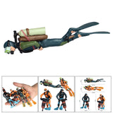 Maxbell 6pcs Miniature Diver Figure Ocean Model Decor Fish Tank Accessories