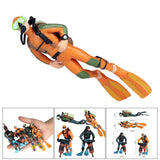 Maxbell 6pcs Miniature Diver Figure Ocean Model Decor Fish Tank Accessories