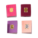 Maxbell 8 PCS Miniature Books with Bookshelf Set 1:12 Scale Dollhouse