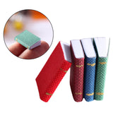 Maxbell 8 PCS Miniature Books with Bookshelf Set 1:12 Scale Dollhouse