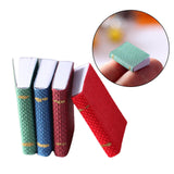 Maxbell 8 PCS Miniature Books with Bookshelf Set 1:12 Scale Dollhouse