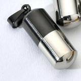 Maxbell Stainless Steel Tube Pendant Necklace Hollow Case Capsule, for Ashes