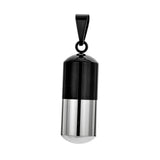 Maxbell Stainless Steel Tube Pendant Necklace Hollow Case Capsule ;for Ashes
