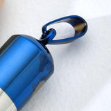 Maxbell Stainless Steel Tube Pendant Necklace Hollow Case Capsule for Ashes /