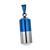 Maxbell Stainless Steel Tube Pendant Necklace Hollow Case Capsule for Ashes /