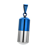 Maxbell Stainless Steel Tube Pendant Necklace Hollow Case Capsule for Ashes /