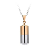 Maxbell Stainless Steel Tube Pendant Necklace Hollow Case Capsule /for Ashes