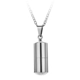 Maxbell Stainless Steel Tube Pendant Necklace Hollow Case Capsule /for Ashes