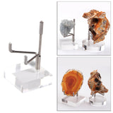 Maxbell 2x Durable Acrylic Display Stand Holder Suport for Minerals Geode Crystal