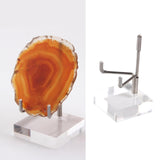 Maxbell 2x Durable Acrylic Display Stand Holder Suport for Minerals Geode Crystal