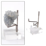 Maxbell 2x Durable Acrylic Display Stand Holder Suport for Minerals Geode Crystal